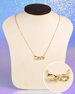 Necklace Infinity with Heart