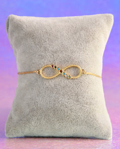 Infinity Sign Bracelet Gold Color